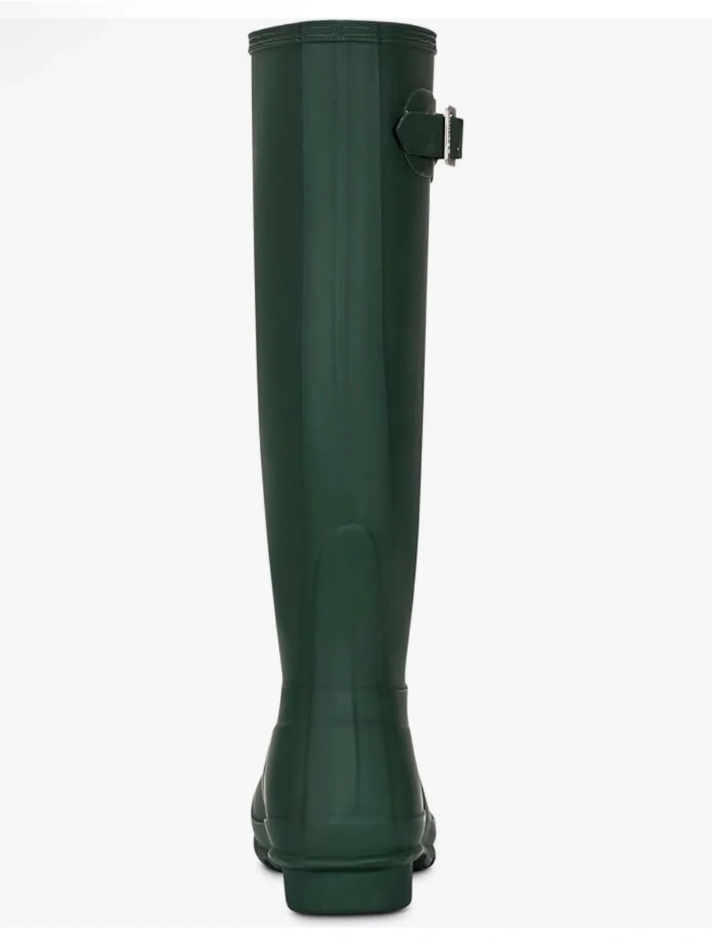 Hunter Tall Matte Forest Green Rain Boot with Buckle